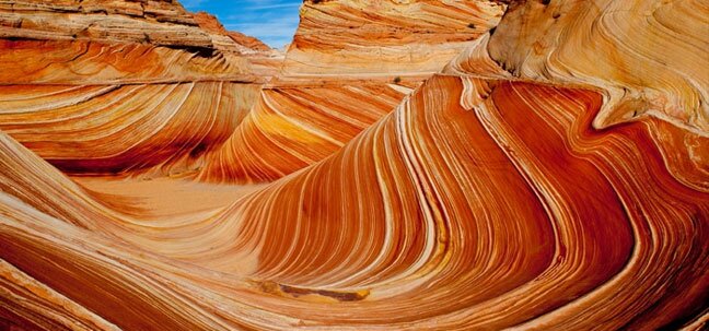 the famous wave shape in arizona