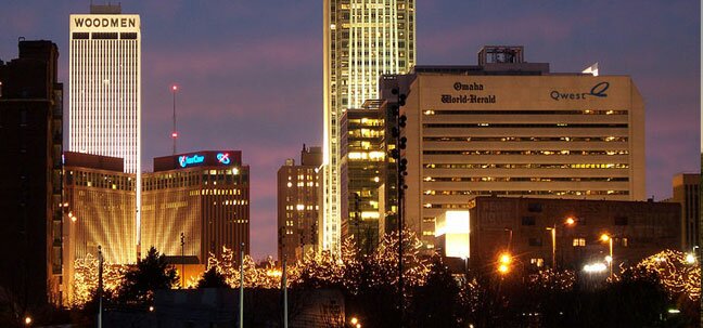 nebraska omaha city lights up