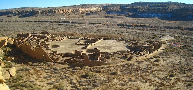 new mexico acient ruins