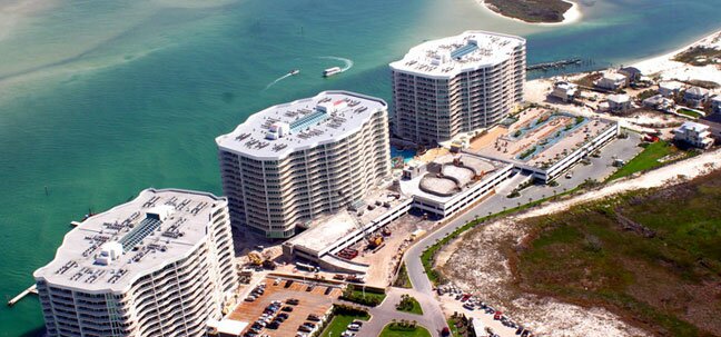 south carolina three building on the water